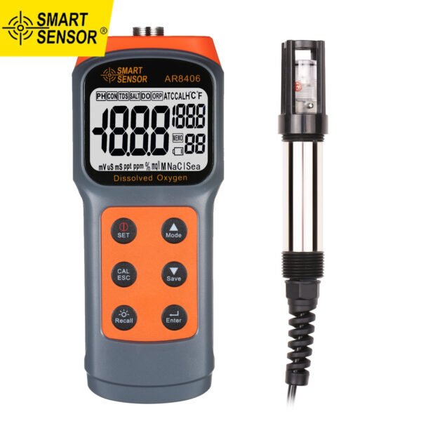 Dissolved oxygen (DO) is the molecular oxygen dissolved in water, which is an important index of water quality detection. This smart dissolved oxygen meter is widely applicable to aquaculture, biological reaction, environmental detection, wastewater treatment, laboratory field, medical field, and so on.